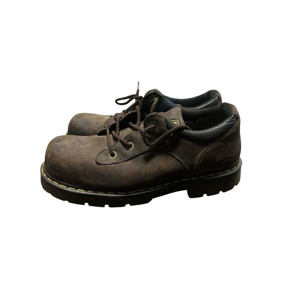 Dr. Martens Industrial Steel Toe Boots Men\'s Sz 13 US Safety Shoe Brown Aw140 main image 7